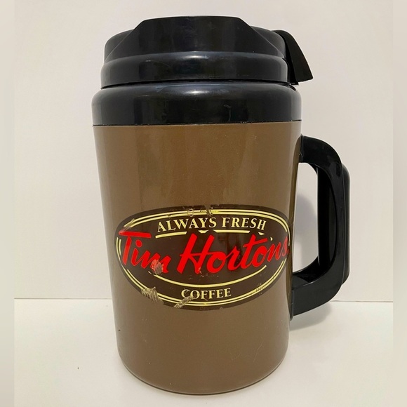 Other - Vintage Tim Hortons Extra Large Coffee Jug With Lid And Handle